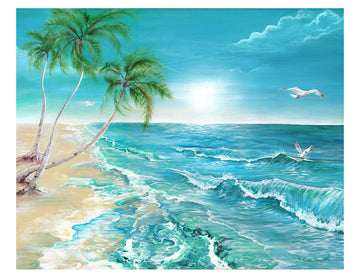 In His Presence - Ocean Painting - Art Print