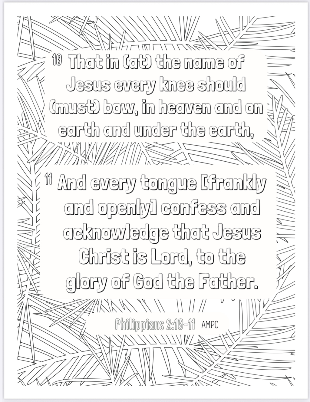 Bible Color Therapy - Coloring Book - Philippians