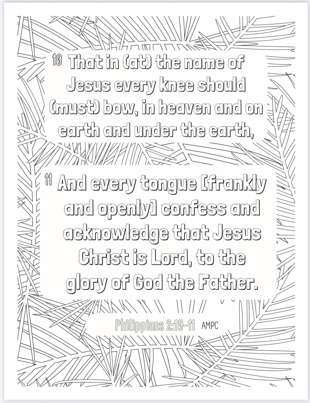 Bible Color Therapy - Coloring Book - Philippians