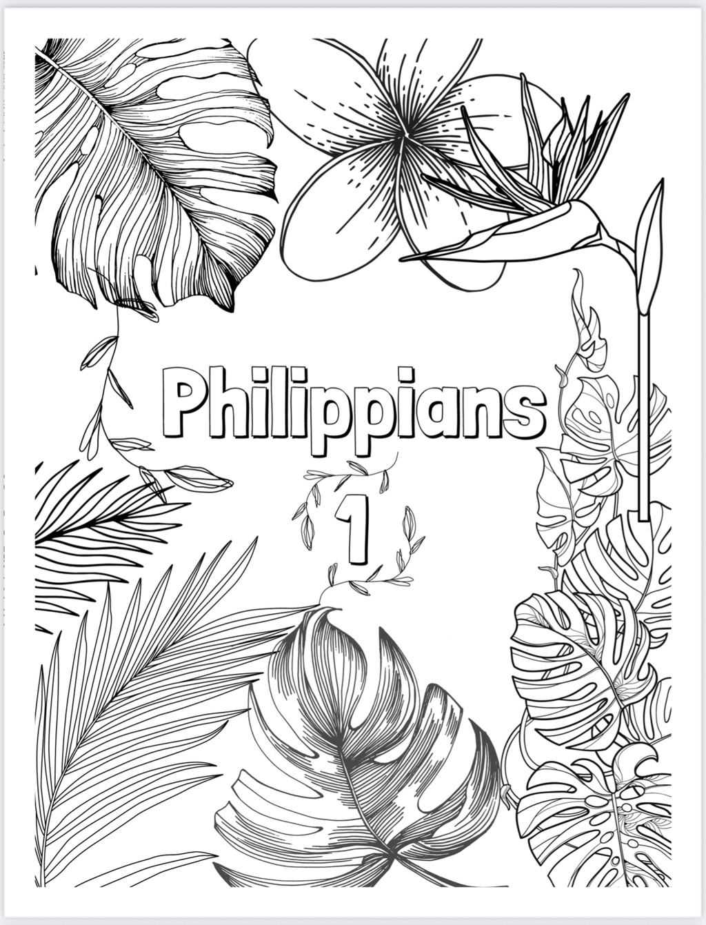 Bible Color Therapy - Coloring Book - Philippians