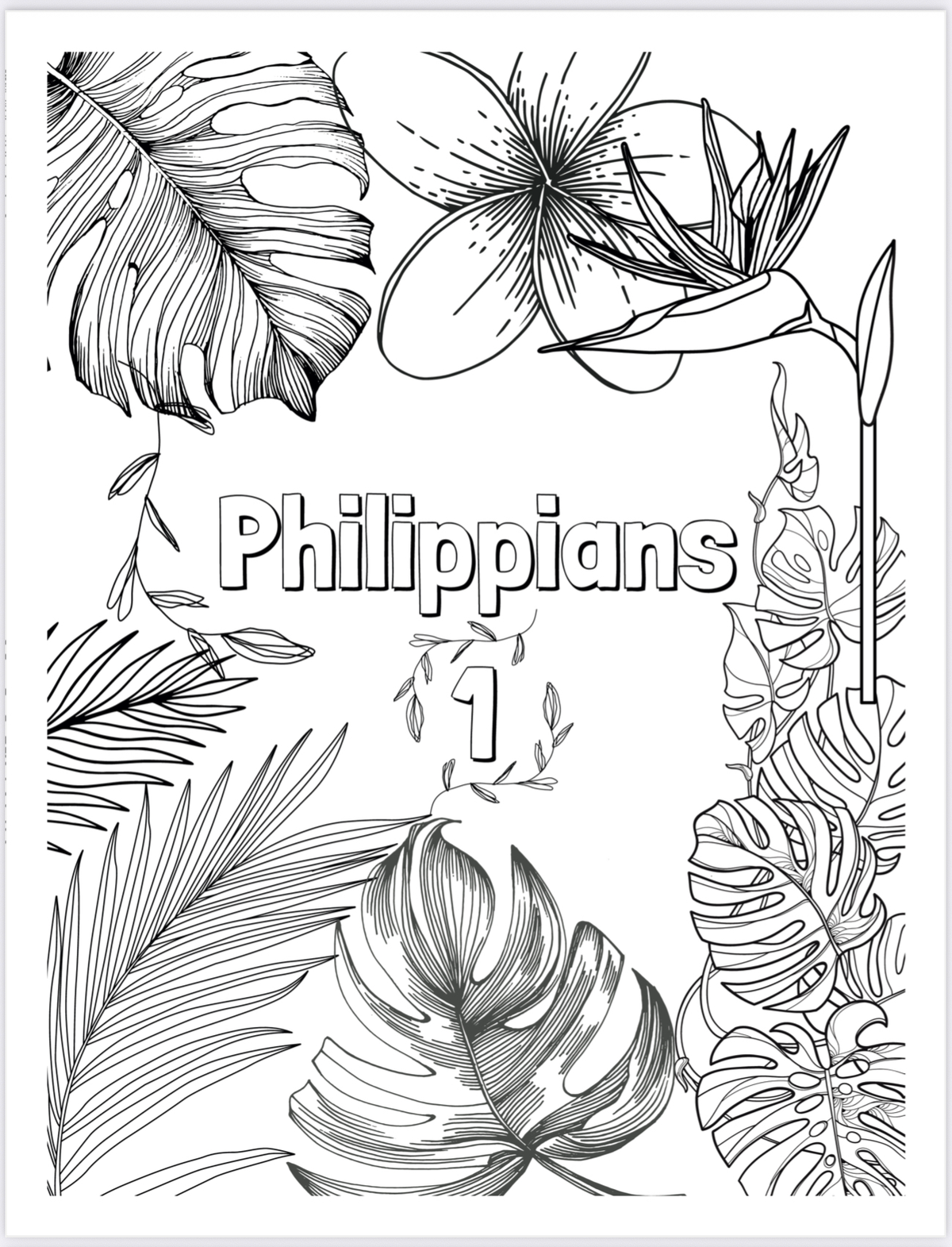 Bible Color Therapy - Coloring Book - Philippians