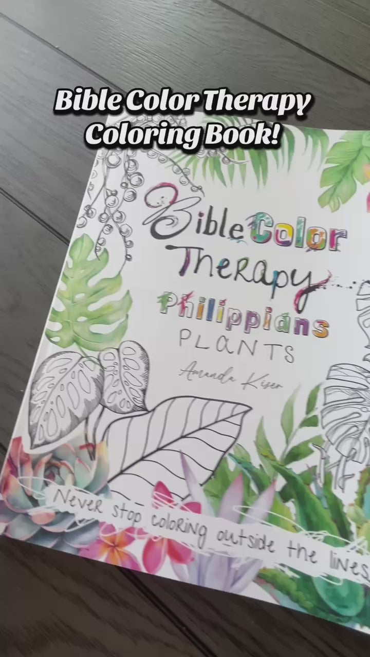 Bible Color Therapy - Coloring Book - Philippians
